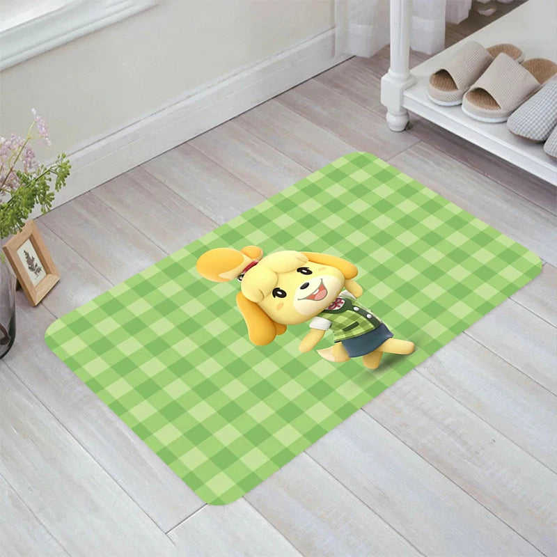 Navak Teppich Animal C-Crossing Game Bodenmatte Home Teppich Eingang des Hauses Zimmer Teppiche Teppiche Balkon Küche Teppich Fuß Fußmatte Türmatten Bad