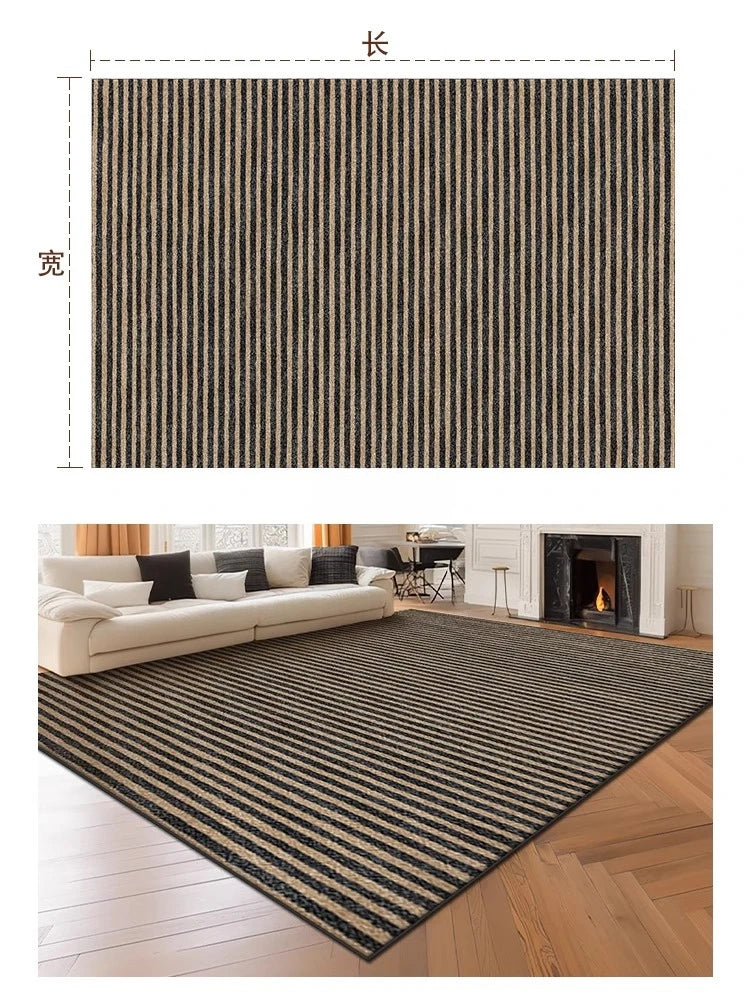 Navak Carpet Retro Style Living Room Decoration Carpet Large Area Rugs for Bedroom Washable Bedside Soft Floor Mat Anti-slip Cloakroom Rug