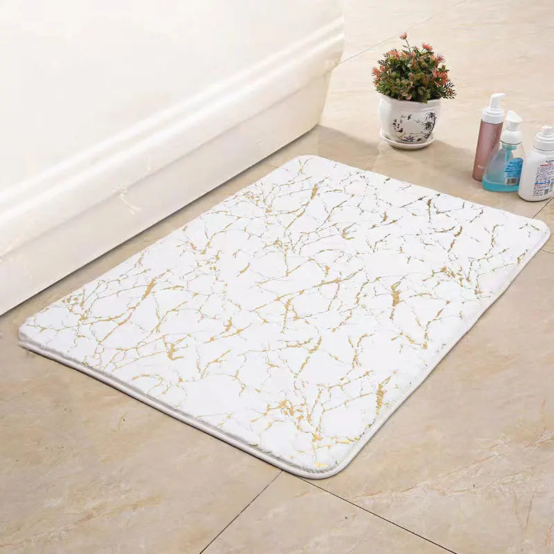 Navak Teppich-Badematte, moderner Wohnzimmerbereich, kleiner Teppich, waschbar, Schlafzimmer-Fußmatte, Badezimmer, rechteckig, rutschfest, Toilettenboden, Kunstmatte