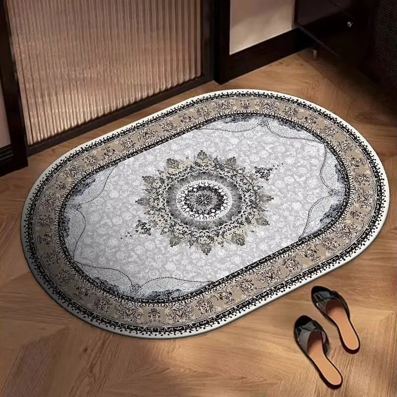 Navak Carpet Exclusive Picks Bohemian Oval Teppich Küche Badezimmer Fußmatte Eingangstürmatte Quadratisch Wohnzimmer Schlafzimmer Bereich Teppich Home Decor