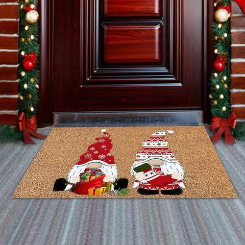 Navak Carpet Exclusive Picks Christmas Welcome Gnome Doormat Indoor Outdoor Entrance Carpet Home Decor Hallway Kitchen Living Room Floor Mat