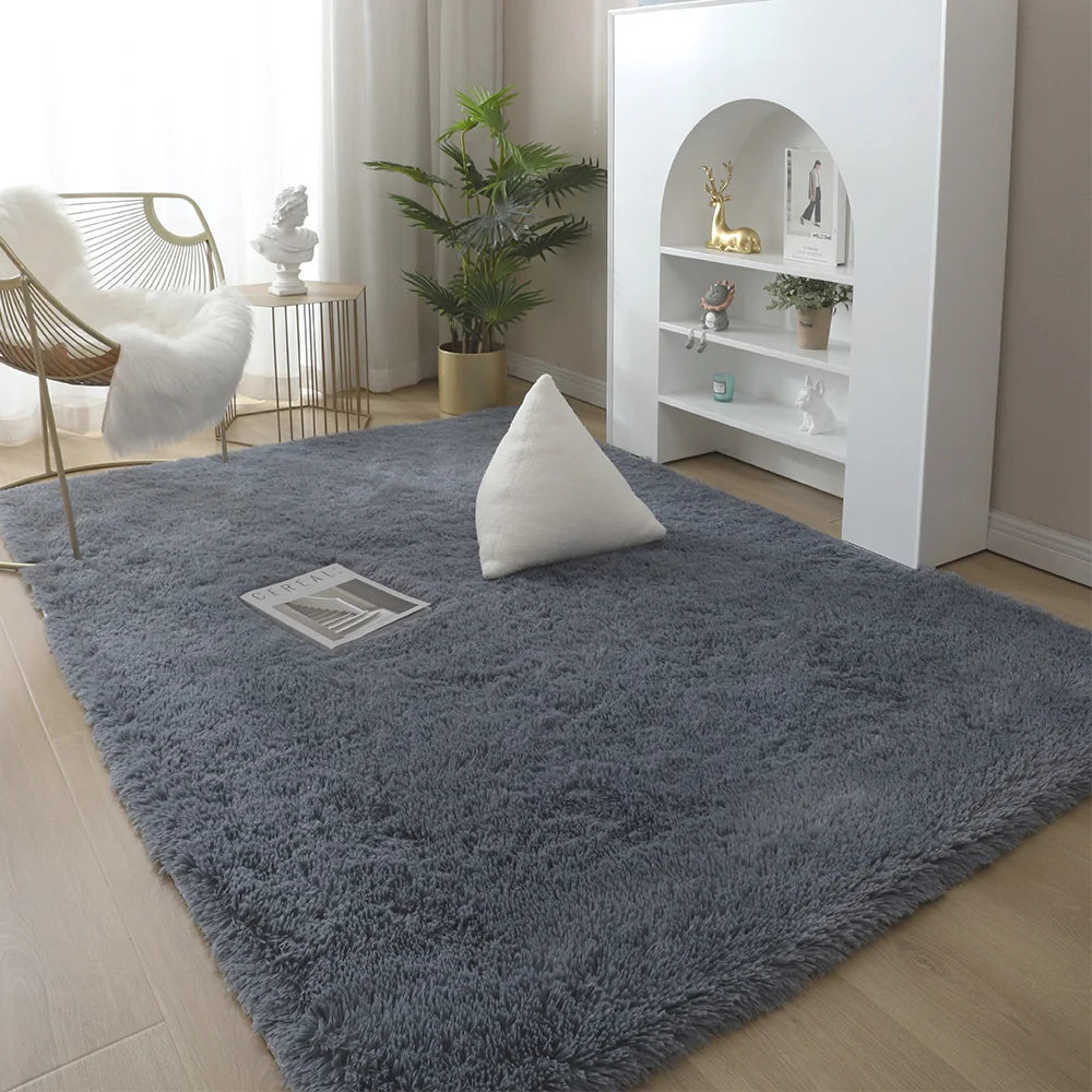 Navak Teppich, nordischer Pelzteppich, Schlafzimmerteppich, Wohnzimmer, moderne Dekoration, haarige Teppiche, große Größe, Schwarz, Grau, Rosa, Beige, rutschfeste Matte