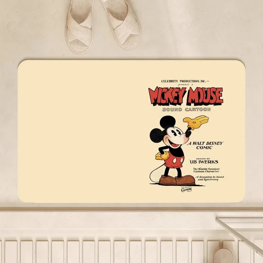 Navak Carpet Daily Picks DISNEY Mickey Bodenmatte Schlafzimmerdekoration Balkon Fußmatte Wohnzimmerteppich Teppiche Küche und Badezimmer Türdekoration