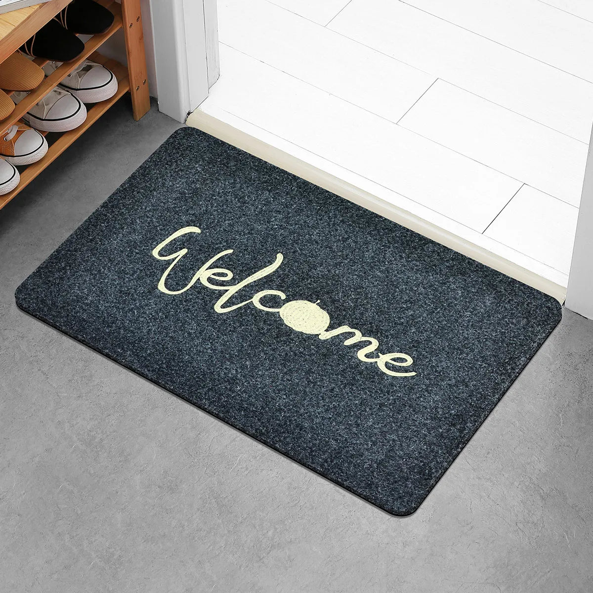Navak Teppich Eingangsmatte Eingangsmatte Eingangsmatte Toilette Wasserabsorbierende Matte Badezimmer Rutschfest Haushalt Schlafzimmertür Schmutz Stick
