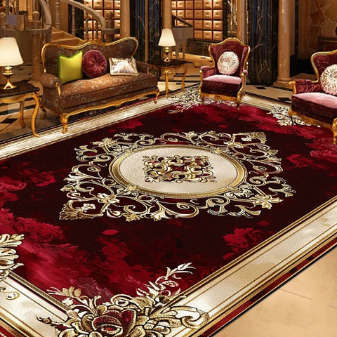 Navak Carpet Gorgeous Retro European Carpet Living Room Large Area Decoration Sofa Area Rugs for Bedroom Cloakroom Non-slip Floor Mats Ковер