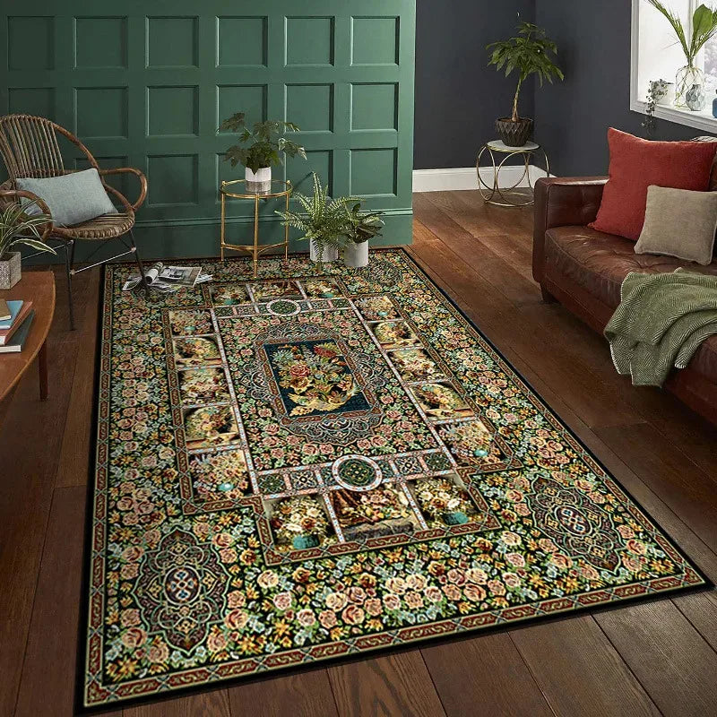 Navak Carpet Exclusive Picks Amerikanischer Perserteppich für Wohnzimmer, Kristallsamt, 40 x 60 cm, für Hotel, Zuhause, Schlafzimmer, Teppichboden, exotische Nationalitäten, windgepeitschter Teppich