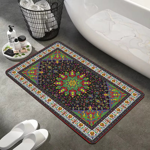 Navak Teppich Türkei Persisch Böhmische Zimmer Matten Anti-Rutsch Absorbieren Wasser Lange Streifen Kissen Schlafzimmer Matte Willkommen Fußmatte