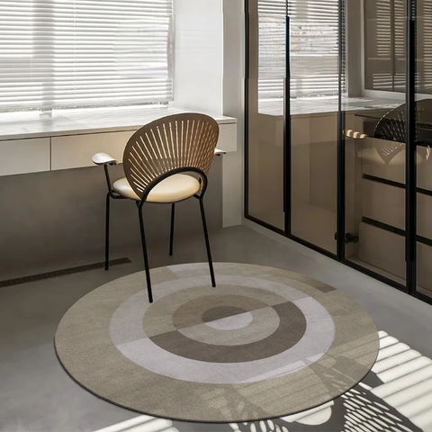 Navak Teppich, Teppiche im nordischen Stil für Schlafzimmer, leichte, luxuriöse Wohnzimmerdekoration, runder Teppich, Zuhause, flauschiger, weicher Teppich, dicke Plüsch-Lounge-Bodenmatte