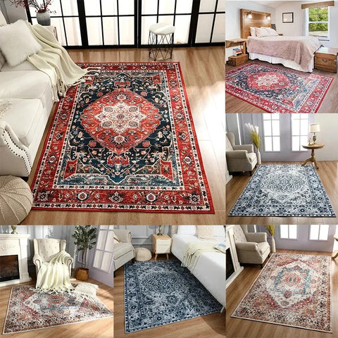 Navak-Teppich, türkischer Perserteppich für Retro-Ethno-Wohnzimmer und Schlafzimmer, große Flächendekoration