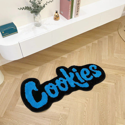 Navak Teppich, handgefertigt, Kekse, Teppich für Kinderzimmer, getufteter Teppich, Matte, weicher Plüsch, Kindergeschenk, Raumdekoration