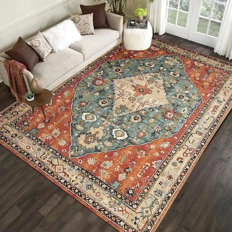 Navak Carpet Nordic Moroccan Carpet Bedroom Living Room Dirt Resistant Carpet Bohemian National Style Home Decor Washroom Floor Mat
