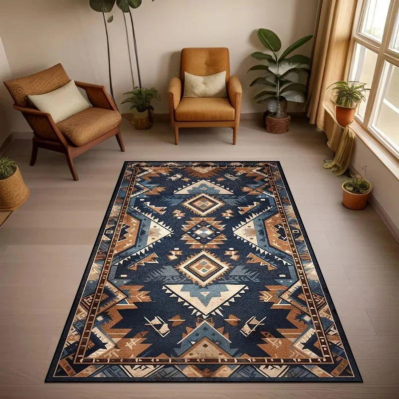 Navak Carpet Großer Teppich im Bohemian-Stil für persische Wohnzimmer, Lounge und waschbare Schlafzimmer-Garderobendekoration