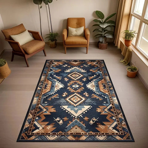 Navak Carpet Großer Teppich im Bohemian-Stil für persische Wohnzimmer, Lounge und waschbare Schlafzimmer-Garderobendekoration