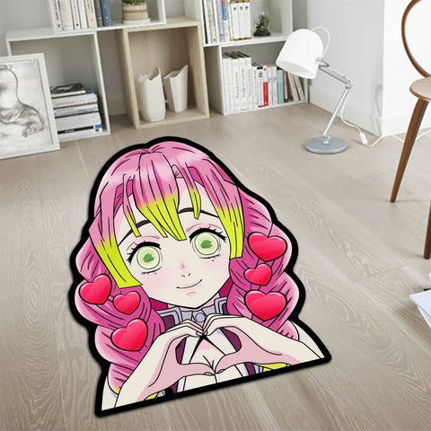 Navak-Teppich, Teppich, Anime-Dämonentöter, Nezuko Kokushibou, Tanjirou Kanroji, Kochou, Gokudera Makoto, kreativer bedruckter Teppich für die Inneneinrichtung
