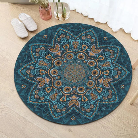 Navak Carpet Ethnic Retro Persian Bohemian Carpet Washroom Floor Mat Living Room Carpet Rug for Bed Room Living Room Decoration
