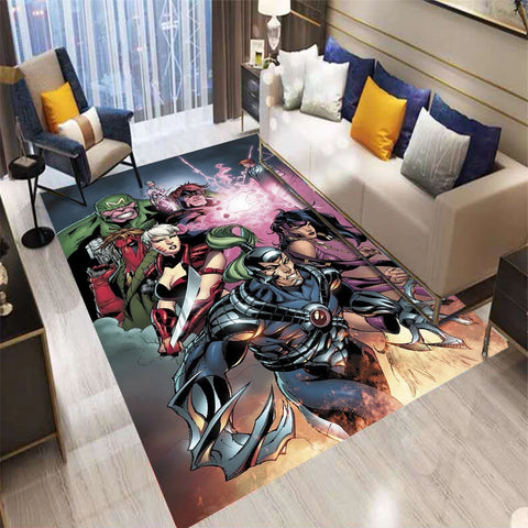 Navak Carpet Daily Picks Disney Superheld Marvel Avengers Cartoon Teppich Teppich für Schlafzimmer Wohnzimmer Home Sofa Dekoration Kinder Bodenmatte