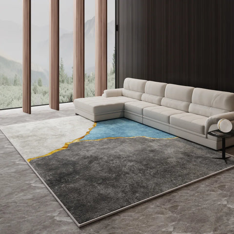 Navak Carpet Nordic Light Luxus-Teppich – Großer Wohnzimmerteppich | Für unter Sofa und Couchtisch, Schlafzimmer- und Lounge-Dekor