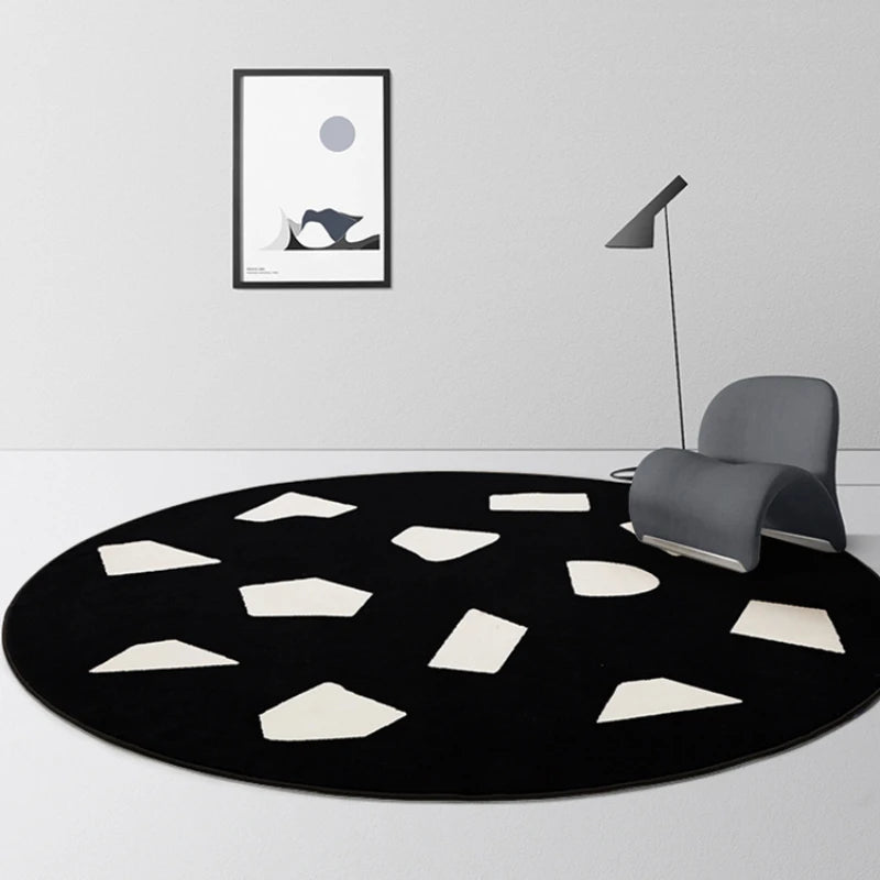 Navak Carpet Nordic Style Round Carpets for Living Room Decoration Bedroom Decor Rugs Non-slip Carpet Sofa Area Rug Home Thicken Floor Mats