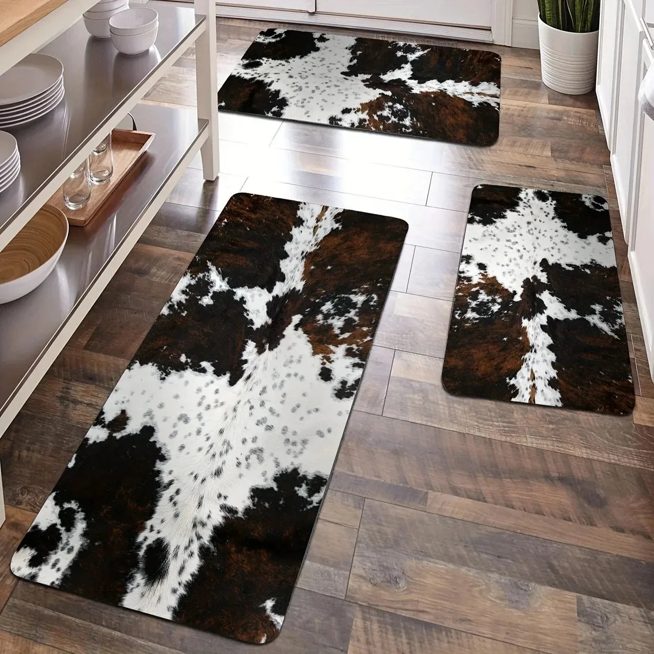 Navak Carpet 1PC Küchenteppich mit Charaktermuster, rutschfeste Fußmatten für Zuhause, Pop-Design, Badezimmerteppiche, Badematte, Teppich für Waschbecken, Wäschedekor