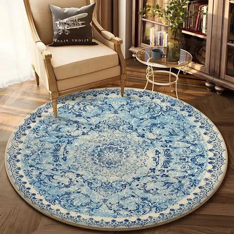 Navak Teppich Bohemian Runde Wohnzimmer Dekor Sofa Tisch Home Teppich Weiche Stuhl Matte Schlafzimmer