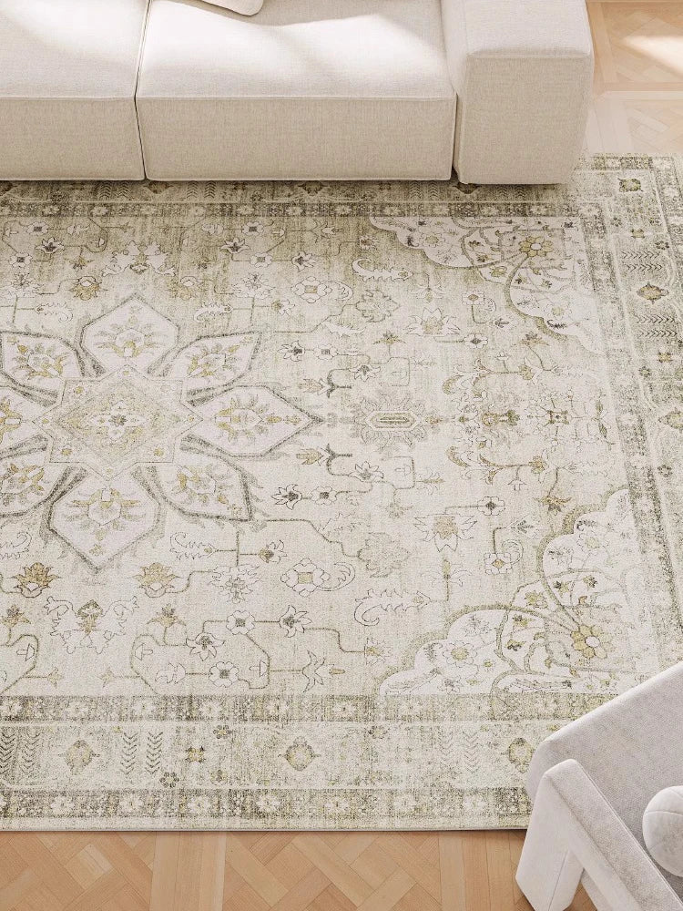 Navak-Teppich, grüner Abzeichen-Teppich, elegante Perserteppiche, Wohnzimmer, Schlafzimmer, dekorative Teppiche, rutschfest, weicher Gebetsteppich, maschinenwaschbarer Teppich