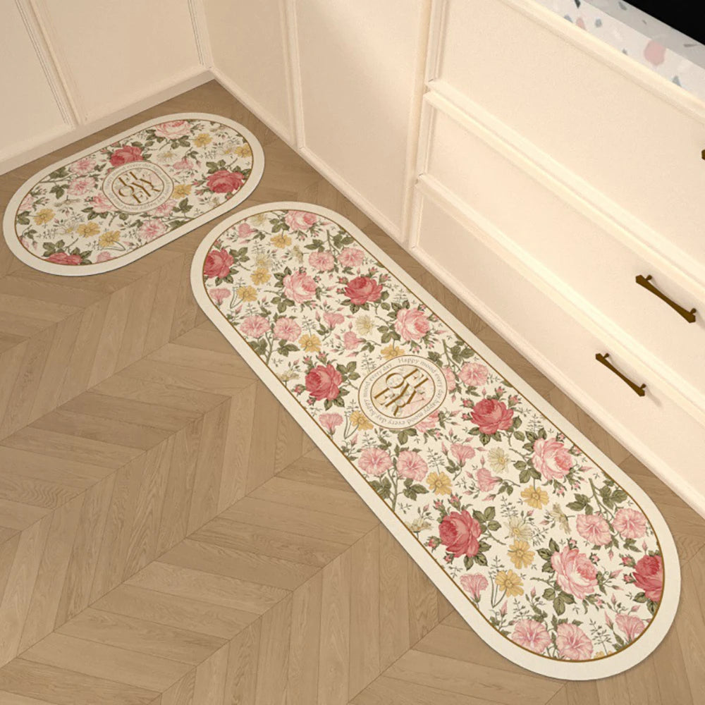 Navak Teppich Saugfähiger Küchenteppich Rutschfeste Bodenmatte Absorbiert Öl Küche Langer Bereich Teppich Schlafzimmer Teppich Eingang Fußmatte Home Decor Zimmer Tapis