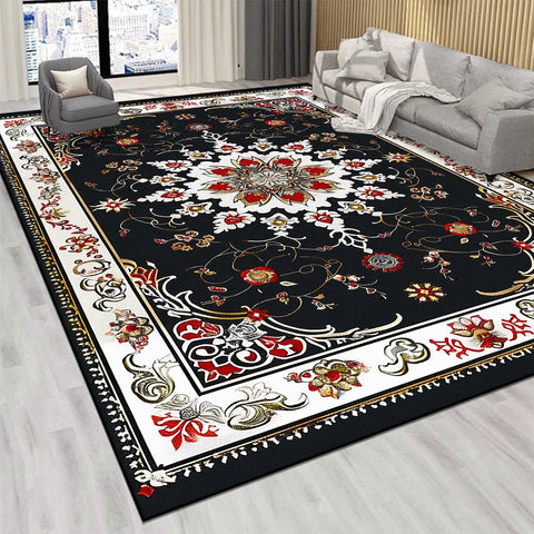 Navak Carpet Persian Luxury Red Carpet Living Room Large Size Rug Non-slip Coffee Tables Mat Home Decoration Bedroom Lounge Rug Tapis Salon