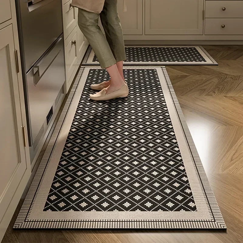 Navak Teppich Küchenbodenmatte Saugfähiger Rutschfester Teppich Diatomeenschlamm Lange Fußmatten Minimalistischer Stil Wohndekoration Teppich für Badezimmer 주방 카펫