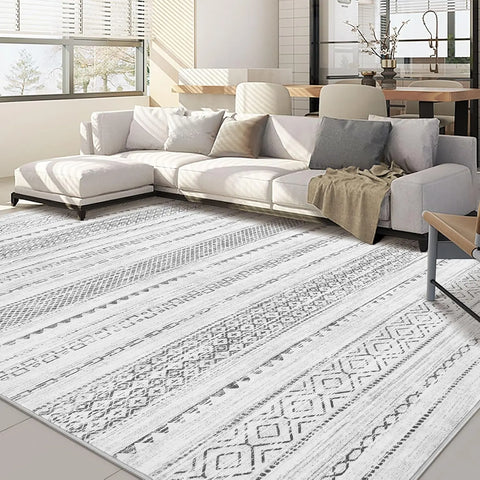 Navak Teppich, Bohemian-Teppich, marokkanischer Bauernhaus-Teppich, neutraler Wind, Anti-Verschmutzung, Innenteppich, Zuhause, Schlafzimmer, Esstisch, Büro, Zimmerdekorationsmatte