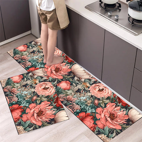 Navak Teppich Küchenmatte Teppich für Boden Hauseingang Fußmatte Schlafzimmer Wohnzimmer Dekor Nachttisch Teppich Flur Balkon Badezimmer Anti-Rutsch-Matte