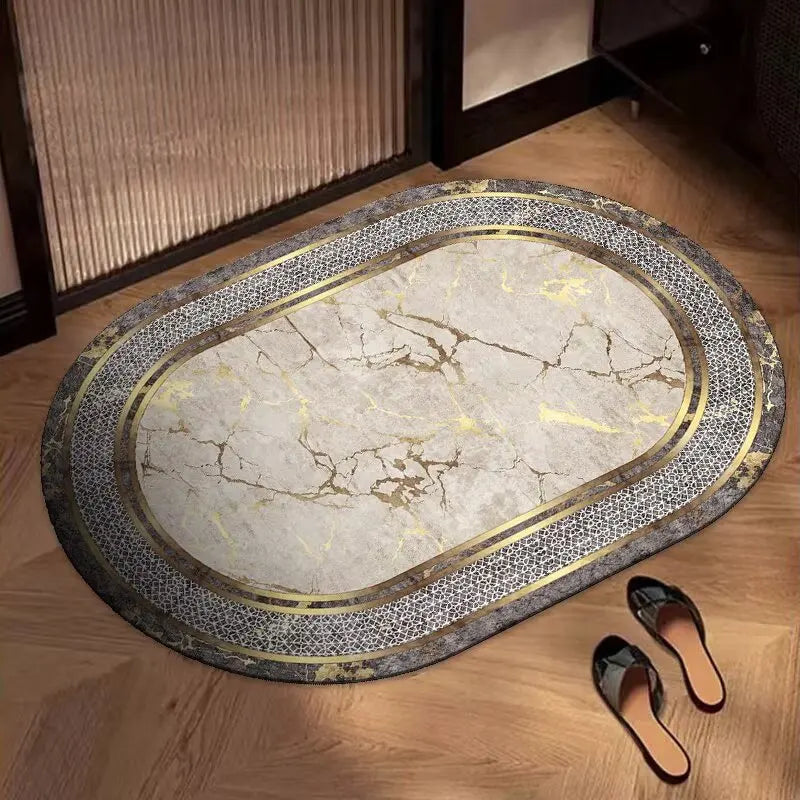 Navak Carpet Exclusive Picks Bohemian Oval Teppich Küche Badezimmer Fußmatte Eingangstürmatte Quadratisch Wohnzimmer Schlafzimmer Bereich Teppich Home Decor