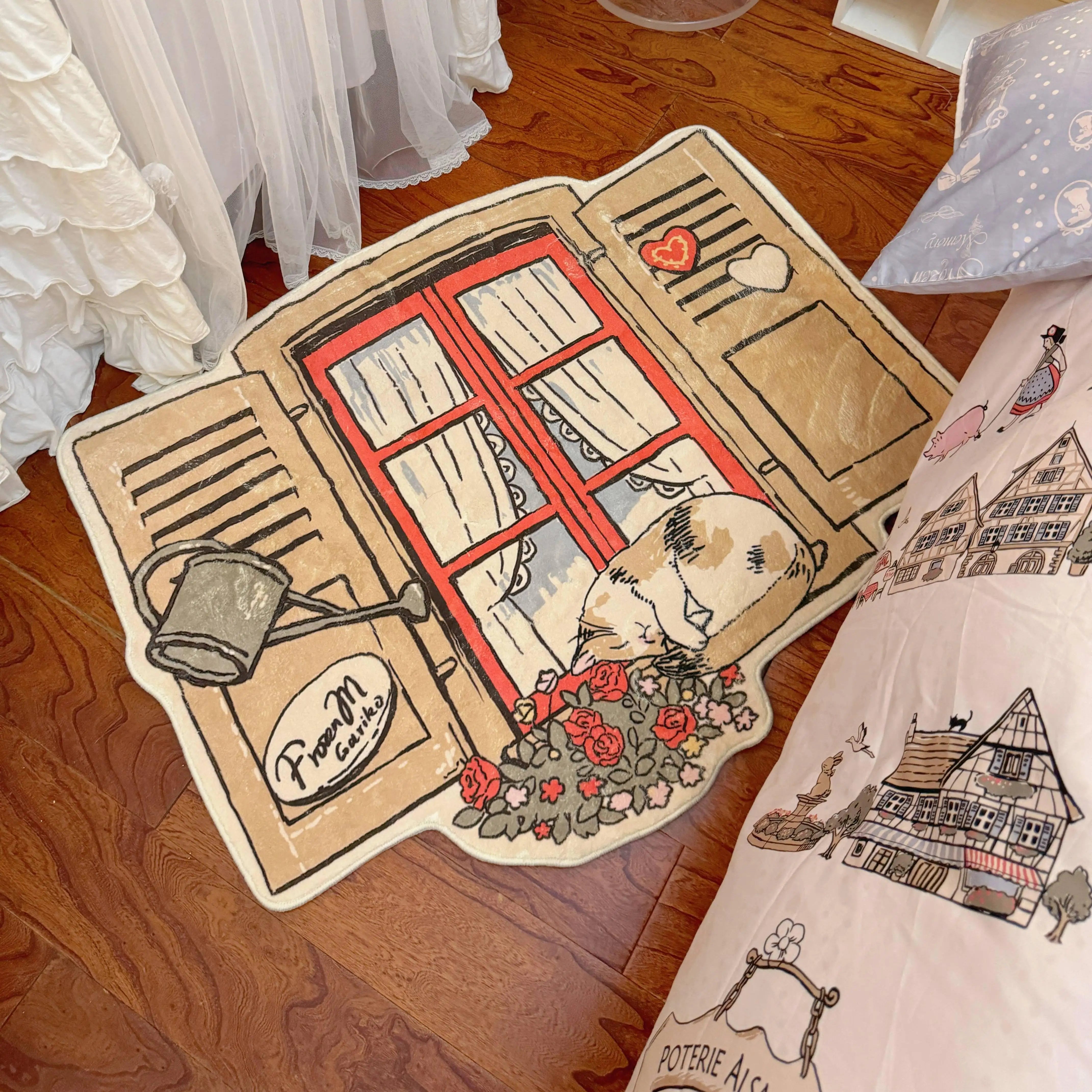 Exklusive Auswahl von Navak Carpet: Cloud-Hug-Bettvorleger – Static-Safe™-Flausch für kleine Zehen, OEKO-TEX®-zertifiziertes, verträumtes Dekor | Verspielte Bodenkunst fürs Kinderzimmer