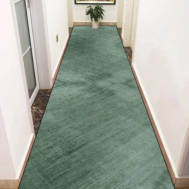 Navak CarpetGreen Lange Flurteppiche Abstrakte Dekoration Flurläufer Teppich Party Flur Gang Bodenmatte Rutschfester Zimmer Sofa Nachttischteppich