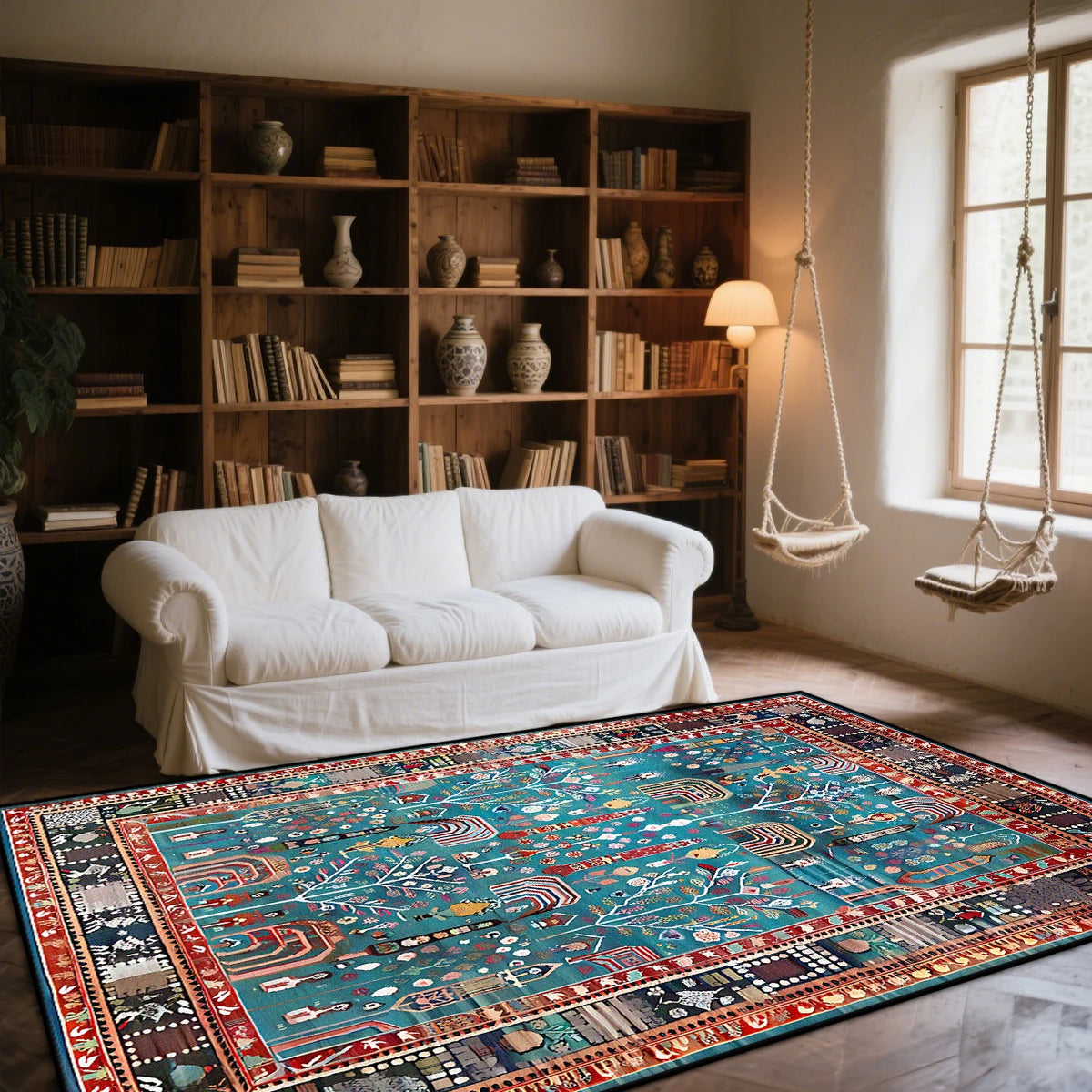 Navak Teppich, amerikanischer Stil, Retro-Dekoration, Teppich, Wohnzimmer, abstrakte Kunst, Schlafzimmer, leicht zu reinigen, Sofa-Teppich, Lounge, Couchtische, waschbare Matte
