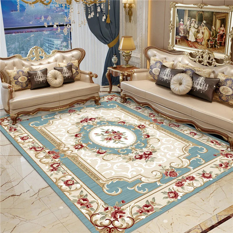Navak Carpet Exclusive Picks Bohemian Crystal Velvet Teppich Wohnzimmer rutschfester Couchtischbereich Teppich Büro Hotel Bodenmatte Veranda Lobby Türmatte