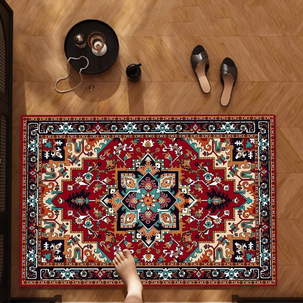 Navak Teppich im persischen Stil, Bodenmatte, Kinderzimmer, Schlafzimmer, Dekoration, Balkon, rutschfeste Fußmatte, Wohnzimmer, Willkommensteppich