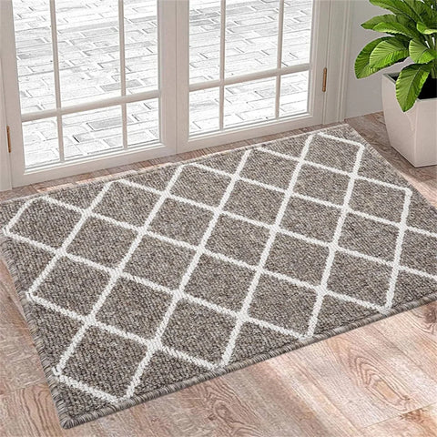 Navak Carpet Olanly Fußmatte, schmutzabweisend, für den Eingang, Fußmatte für den Außenbereich, weicher Küchenteppich, rutschfester Bodenteppich, saugfähig, Haus, Willkommens-Fußmatte