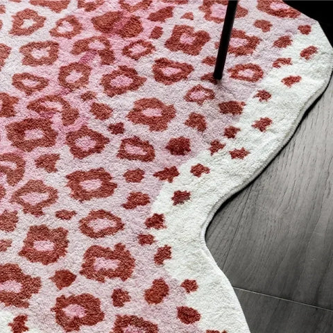 Navak Teppich Teppich für Wohnzimmer Tiger Leopard Print Plüsch Schlafzimmer Nacht Matten Hause Dekoration Cartoon Flauschigen Teppiche Ковер Tapis Tapete 러그