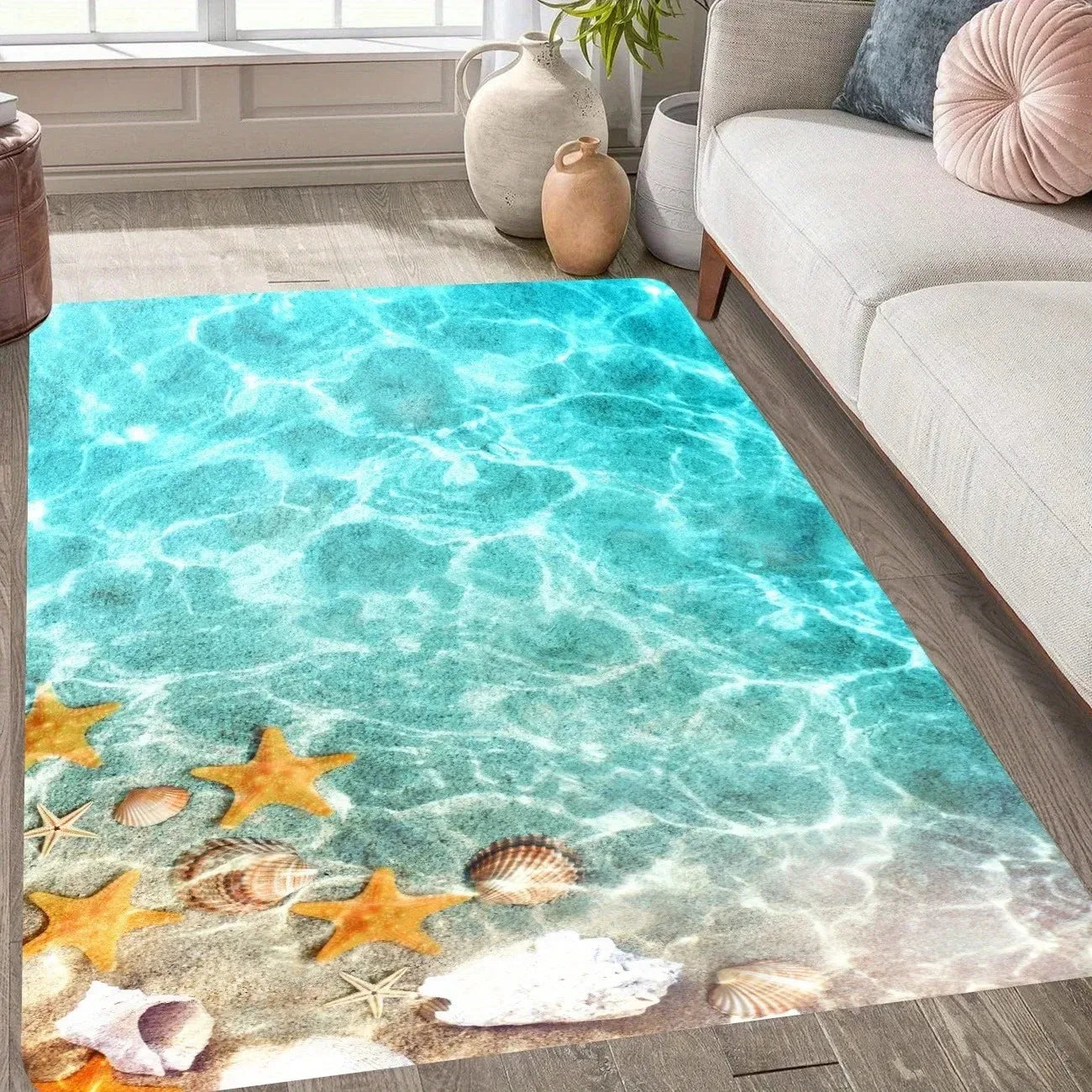 Navak Carpet 1 Stück Küchenteppich mit Zitronenmuster, rutschfeste Fußmatten, Pop-Art-Design, Wohnzimmerteppich, Badematte, Teppich für Zuhause, Waschbecken, Wäschedekor