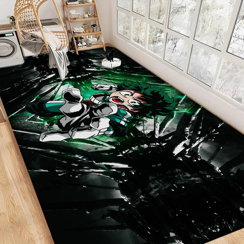 Navak Carpet My Hero Academia Hallway Carpet Retro Multiple Choice Living Room Kitchen Rug Non-Slip Welcome Rug