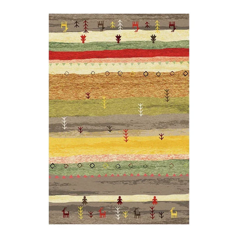 Navak Carpet Bohemian Persisch inspirierter Teppich für Wohnzimmer und Schlafzimmer, ethnisches Stammesdesign, weiche, rutschfeste Bodenmatte