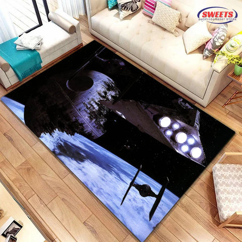 Navak Carpet New Shelves! 3D Classic Movie Theme Carpet, Living Room Bedroom Office Children's Room of Choice, Non-slip Machine Washable Mat