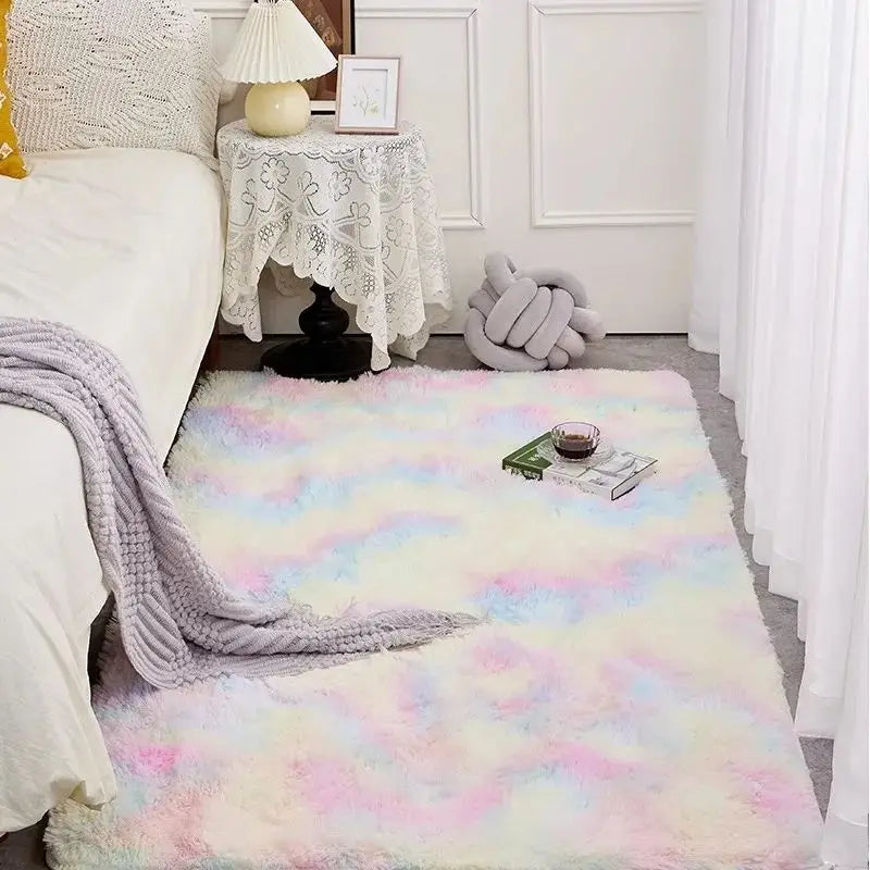 Navak Carpet Exclusive Picks Seidenwollteppiche Luxuriöser grüner Teppich Schlafzimmer voller nordischer Ins Wohnzimmer Couchtisch Nachttisch Mädchenzimmer