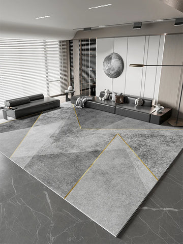 Navak Teppich, leichter Luxus-Studienteppich, großflächiger Teppich im nordischen Stil für Wohnzimmer, minimalistisches Schlafzimmerdekor, Nachttischteppich, waschbare Matte für Zuhause