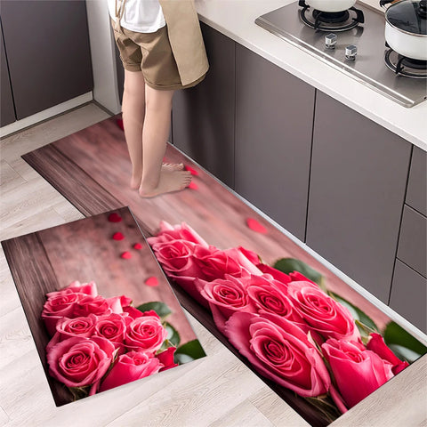 Navak Teppich Küchenmatte Teppich für Boden Hauseingang Fußmatte Schlafzimmer Wohnzimmer Dekor Nachttisch Teppich Flur Balkon Badezimmer Anti-Rutsch-Matte