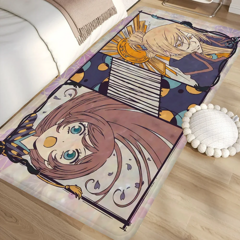 Navak Teppich Kamisama Kiss Lange Teppiche Nordischer Stil Home Fußmatte Badezimmer-Toilettenmatten Schlafzimmer Hotel Dekor Matte