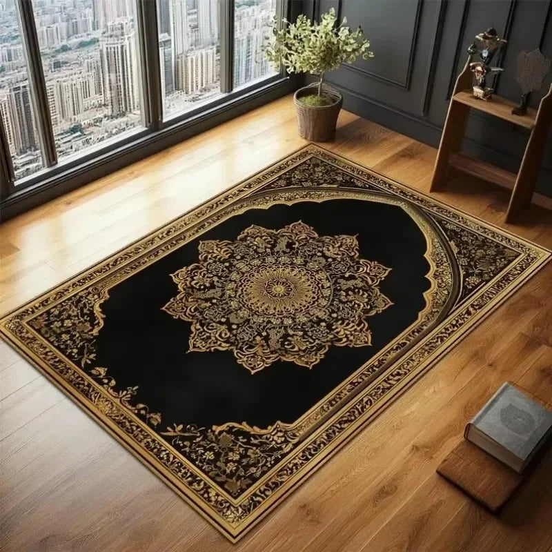 Navak Carpet Exclusive Picks, verbessertes Material, Schlingenflor, eleganter islamischer Gebetsteppich, exquisites Gebet, muslimisches kreatives Geschenk, einfache Aufbewahrung, Heimdekoration