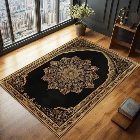 Navak Carpet Exclusive Picks, verbessertes Material, Schlingenflor, eleganter islamischer Gebetsteppich, exquisites Gebet, muslimisches kreatives Geschenk, einfache Aufbewahrung, Heimdekoration