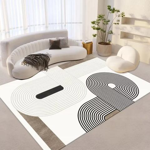 Navak Carpet Exklusive Auswahl Skandinavischer Stil Geometrischer Teppich Wohnzimmer Arbeitszimmer Tragbares Design Modernes Heimstudio Ins Style Space