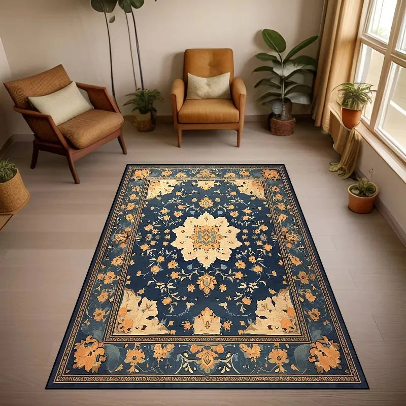 Navak Carpet Großer Teppich im Bohemian-Stil für persische Wohnzimmer, Lounge und waschbare Schlafzimmer-Garderobendekoration
